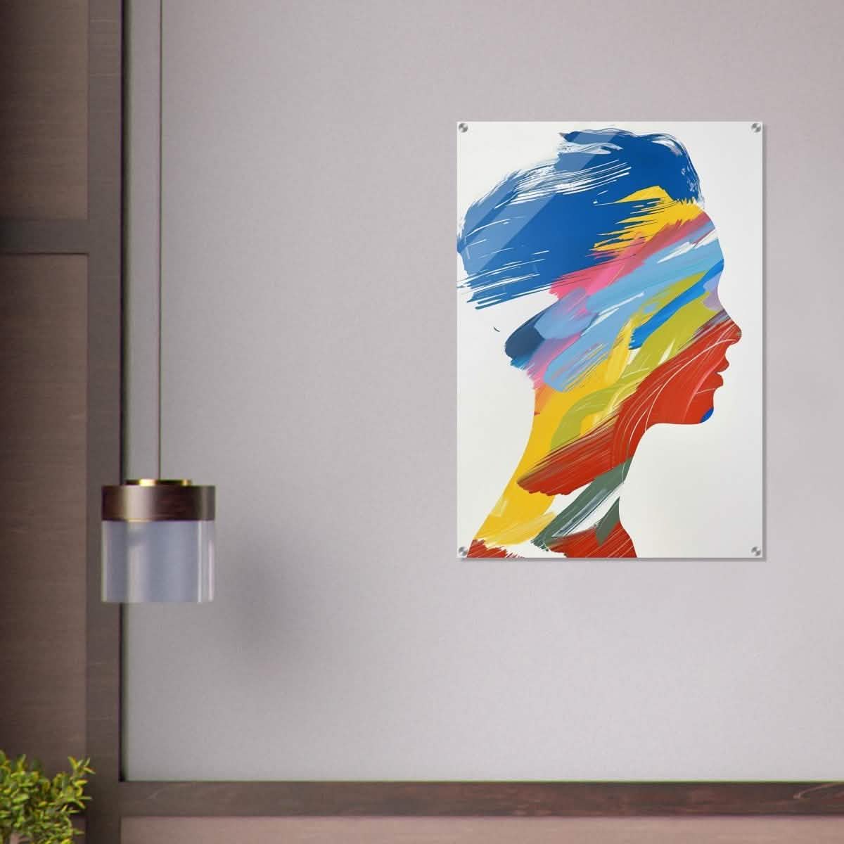 Da Vinci Modern Abstract Wall Art - Acrylic Print - 70x100 cm / 28x40″ -