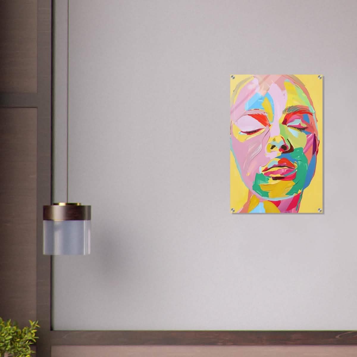 Da Vinci Modern Abstract Wall Art - Acrylic Print - 50x75 cm / 20x30″ -