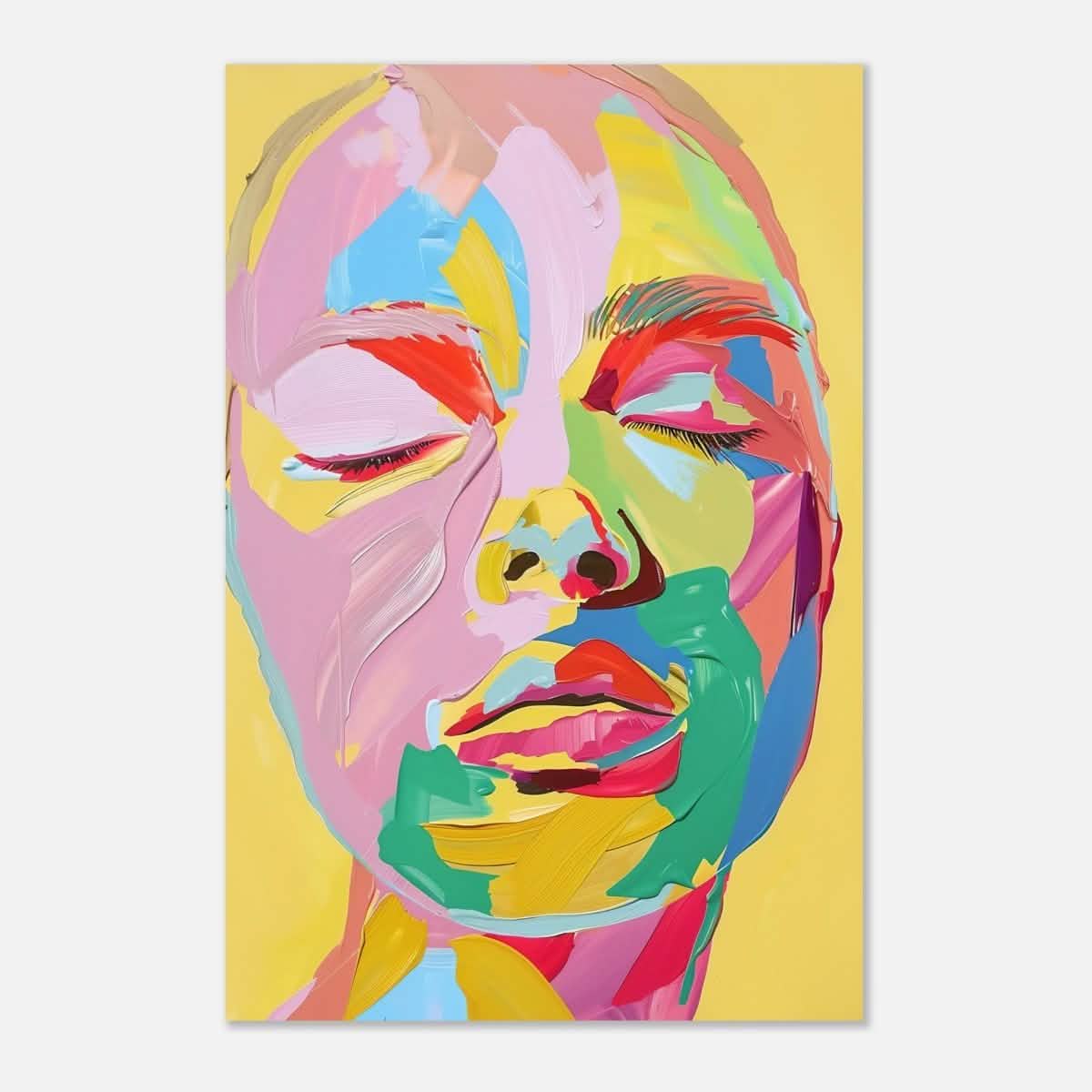 Da Vinci Modern Abstract Wall Art - Aluminum Print - 50x75 cm / 20x30″ -