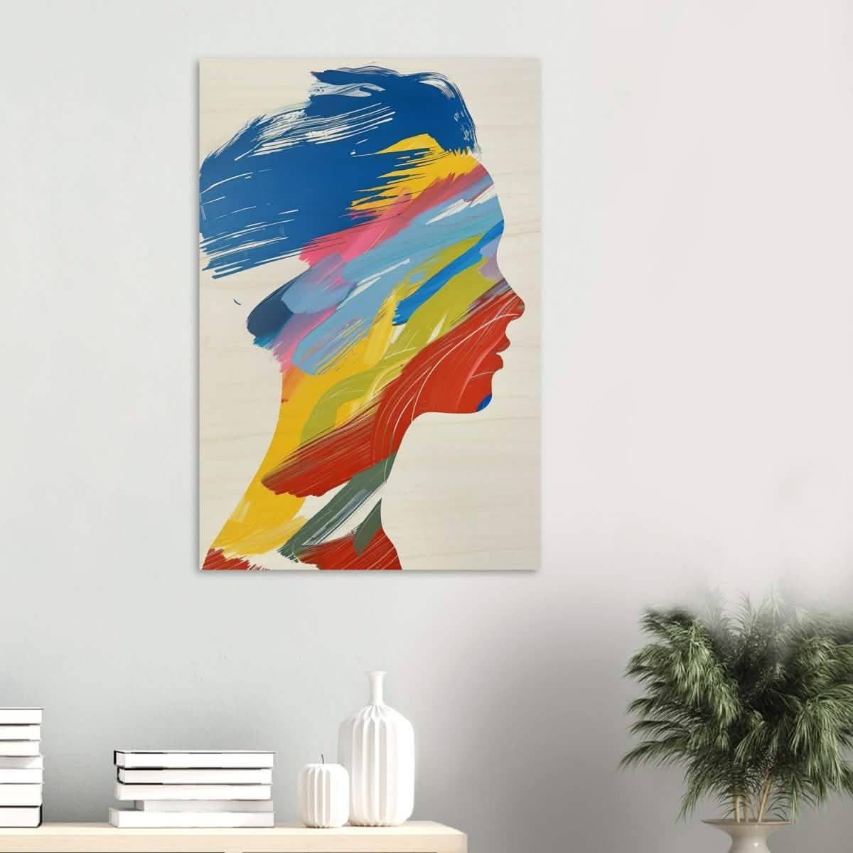 Da Vinci Modern Abstract Wall Art - Wood Prints - 60x90 cm / 24x36″ - 10 mm