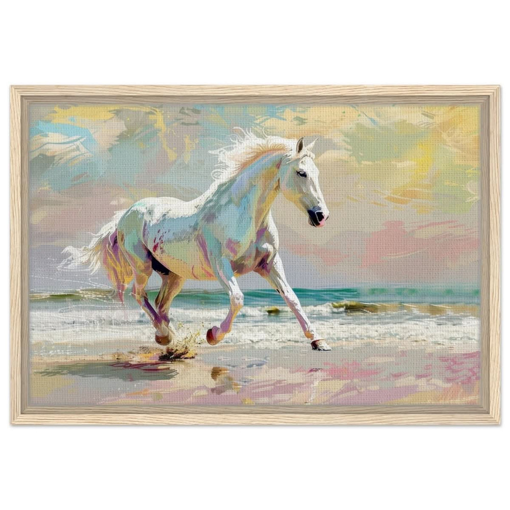 Da Vinci Modern Animal Art Wall art print - Framed Canvas - 40x60 cm / 16x24″ - Wood frame