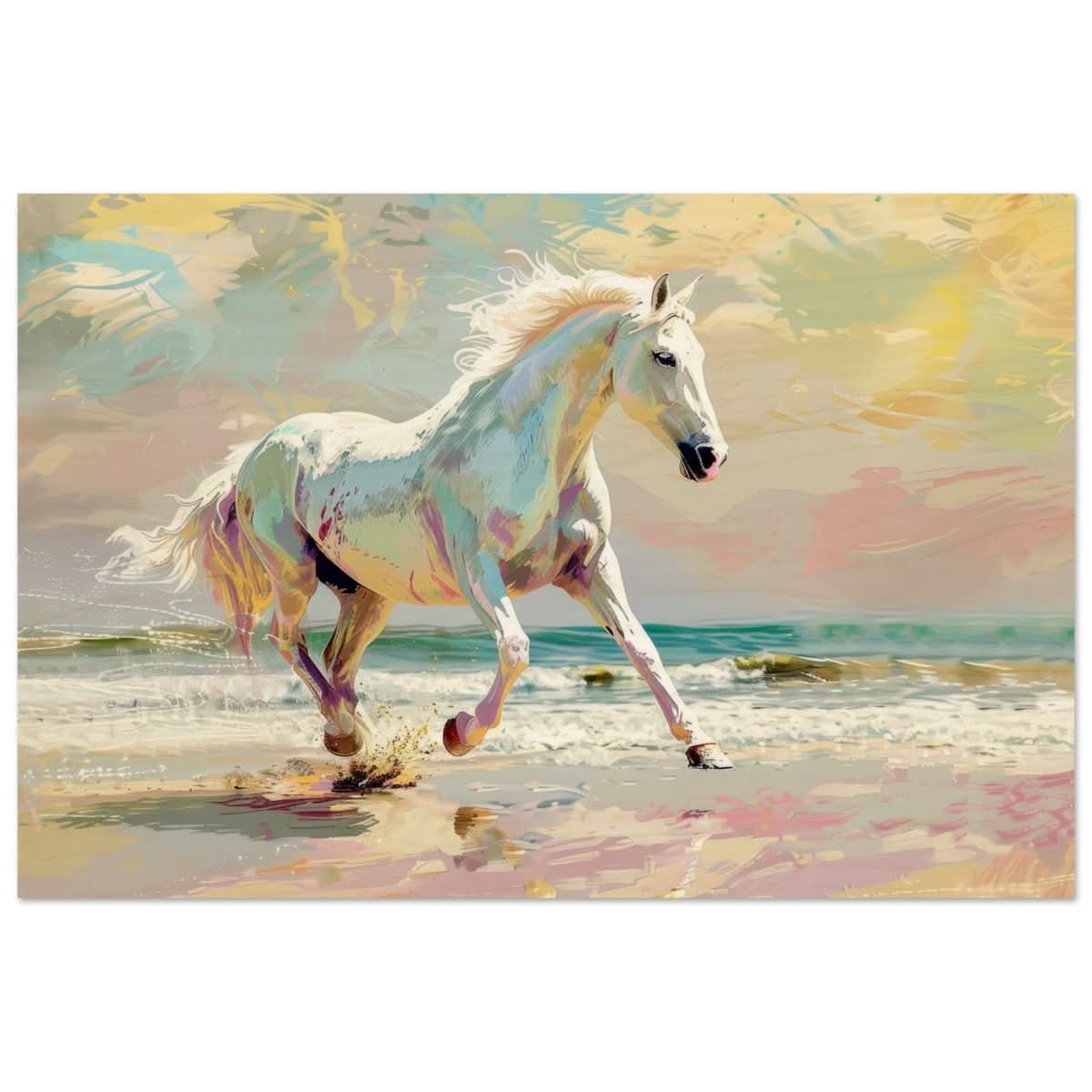 Da Vinci Modern Animal Art Wall art print - Wood Prints - 40x60 cm / 16x24″ -