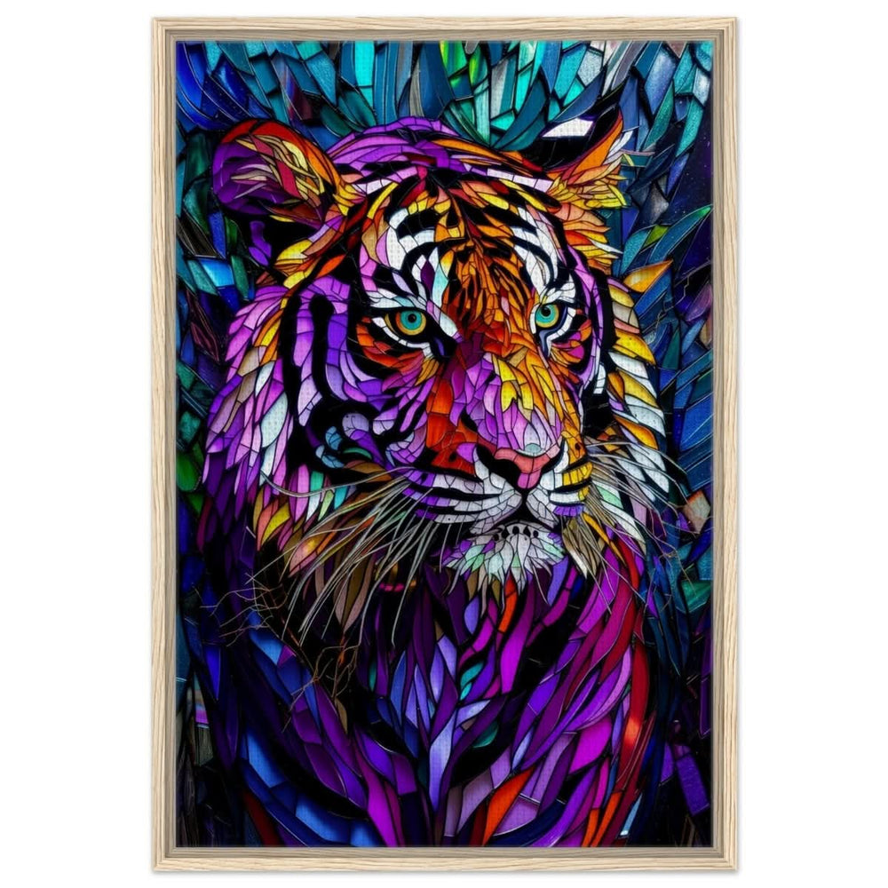 Da Vinci Modern Animal Art Wall art print - Framed Canvas - 60x90 cm / 24x36″ - Wood frame