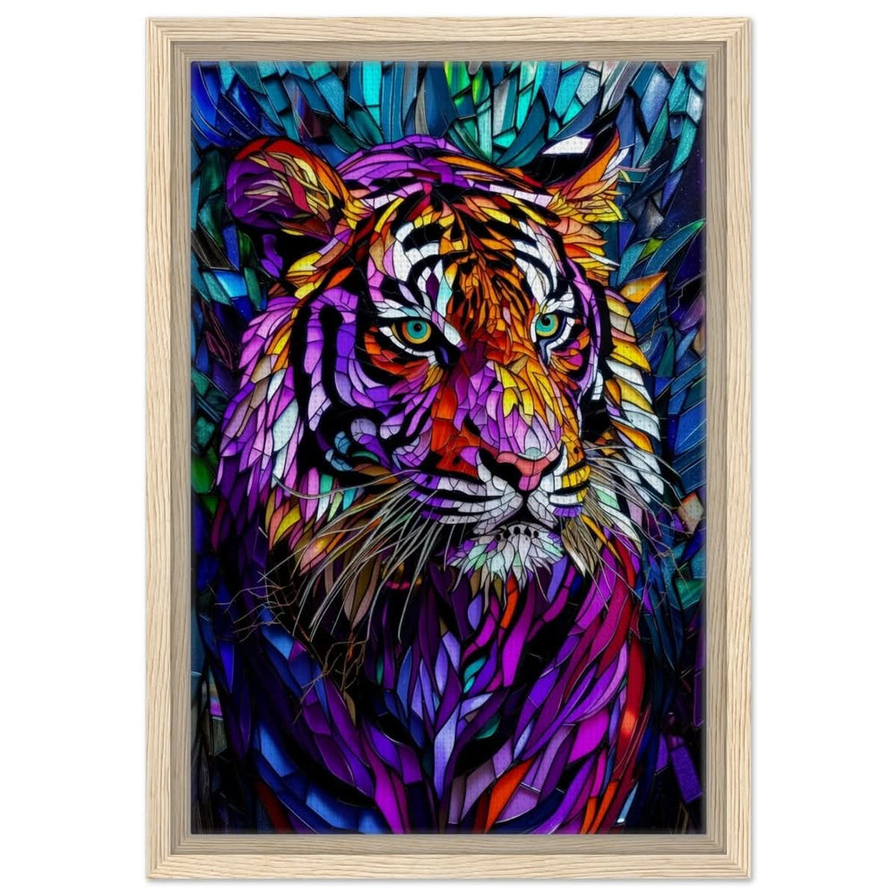 Da Vinci Modern Animal Art Wall art print - Framed Canvas - 30x45 cm / 12x18″ - Wood frame