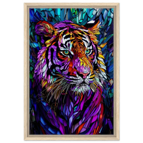 Da Vinci Modern Animal Art Wall art print - Framed Canvas - 40x60 cm / 16x24″ - Wood frame