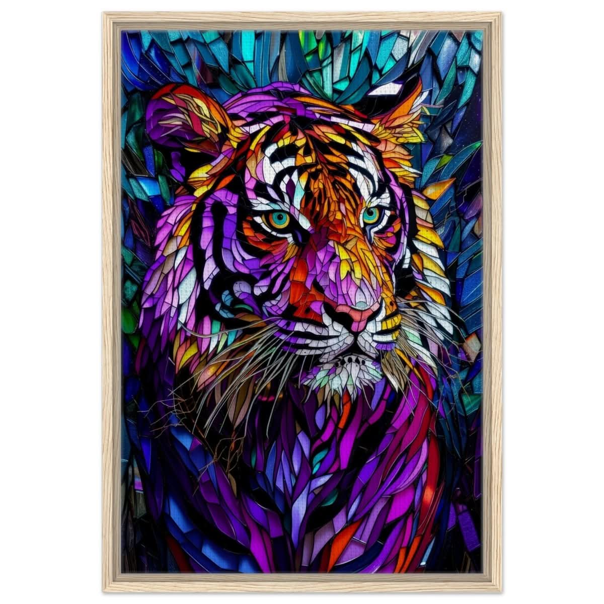 Da Vinci Modern Animal Art Wall art print - Framed Canvas - 50x75 cm / 20x30″ - Wood frame