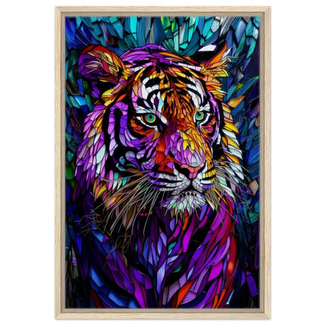 Da Vinci Modern Animal Art Wall art print - Framed Canvas - 50x75 cm / 20x30″ - Wood frame