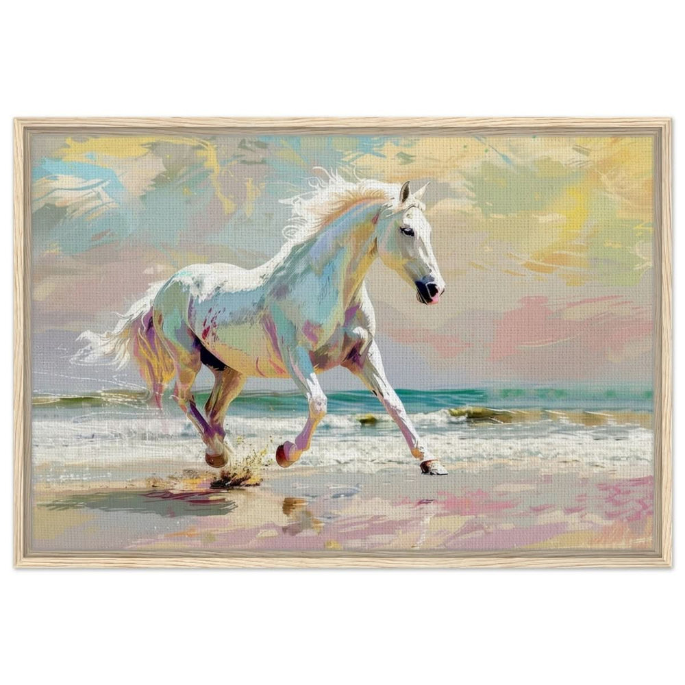 Da Vinci Modern Animal Art Wall art print - Framed Canvas - 60x90 cm / 24x36″ - Wood frame