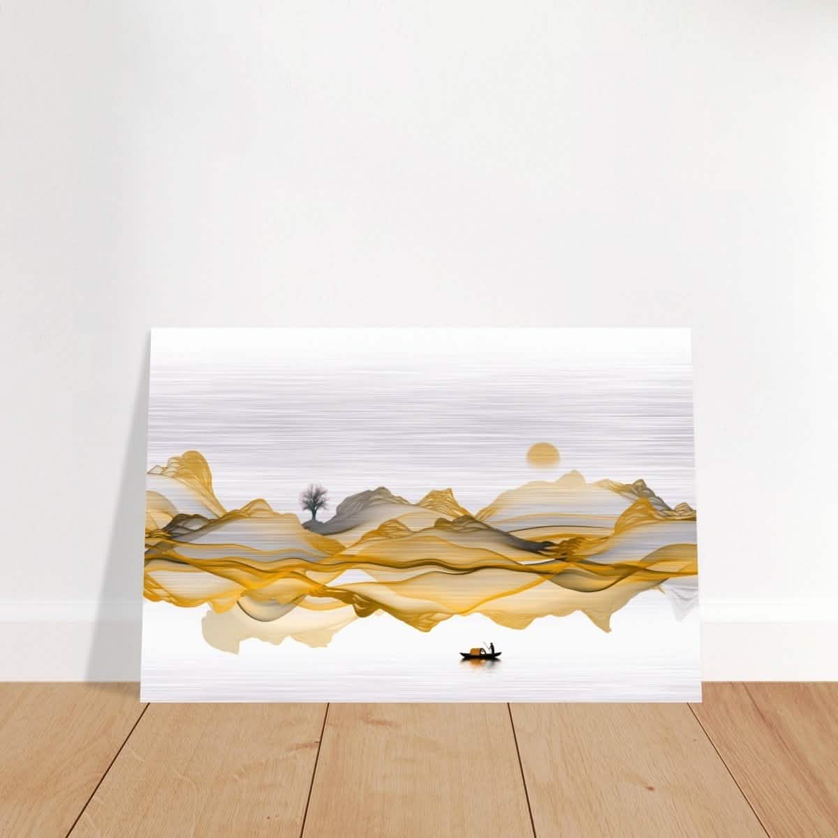 Da Vinci Modern Art Wall art print | Modern Art print - Brushed Aluminum Print - 30x45 cm / 12x18″ -