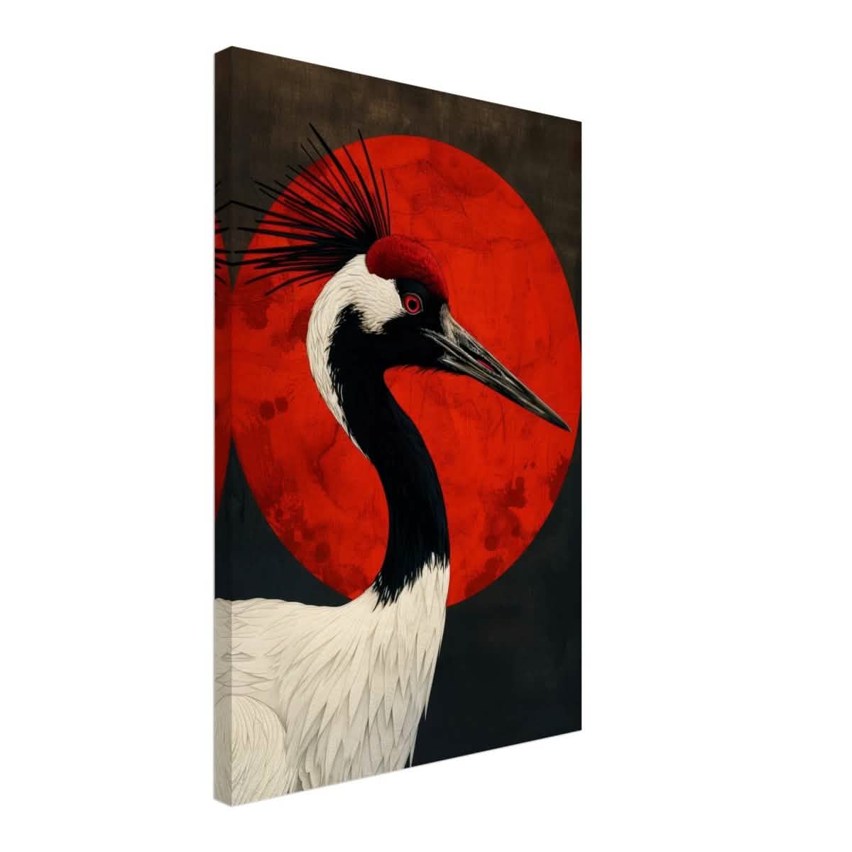 Da Vinci Modern Art Wall art print | Red - crowned crane - Acrylic Print - 30x45 cm / 12x18″ -
