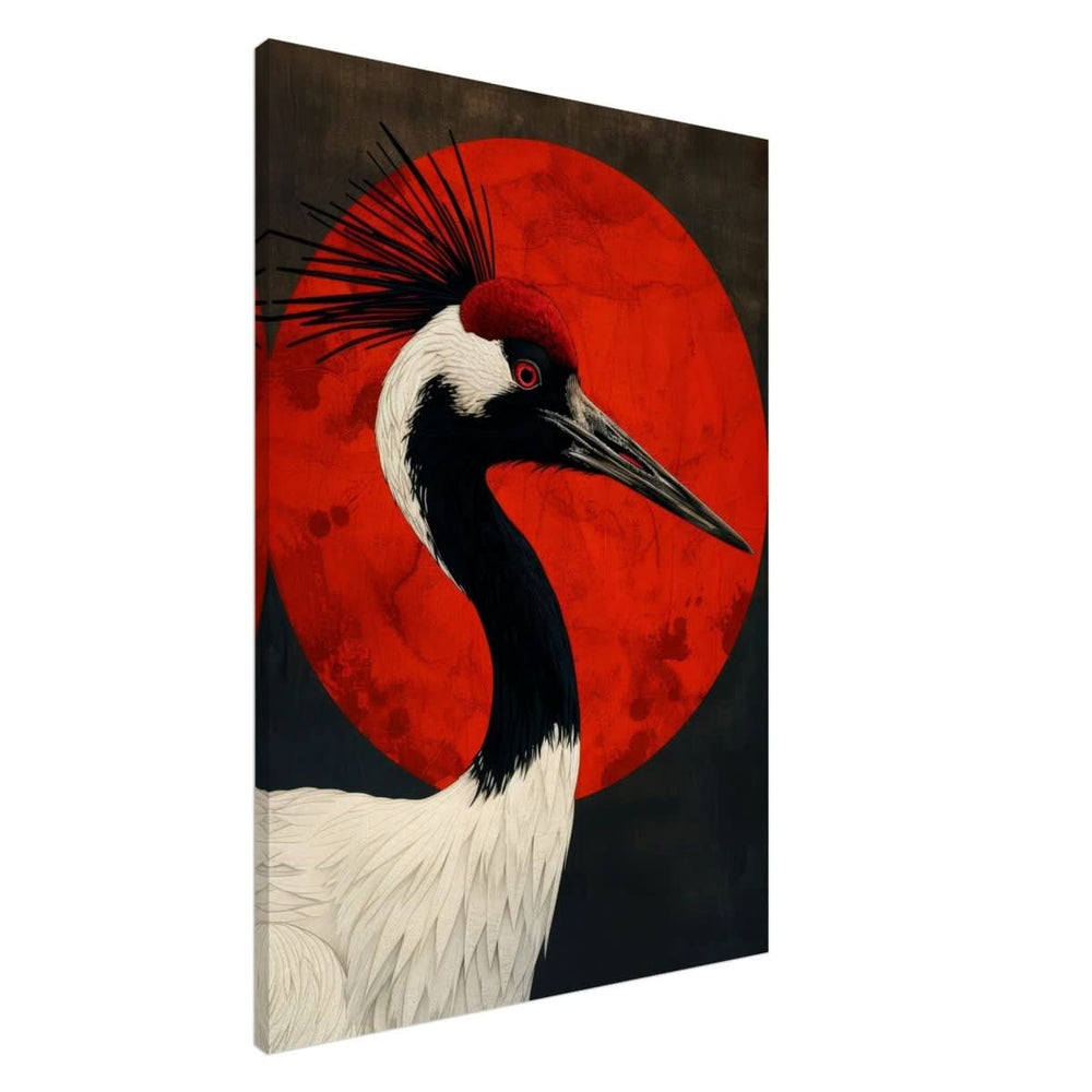 Da Vinci Modern Art Wall art print | Red - crowned crane - Acrylic Print - 30x45 cm / 12x18″ -