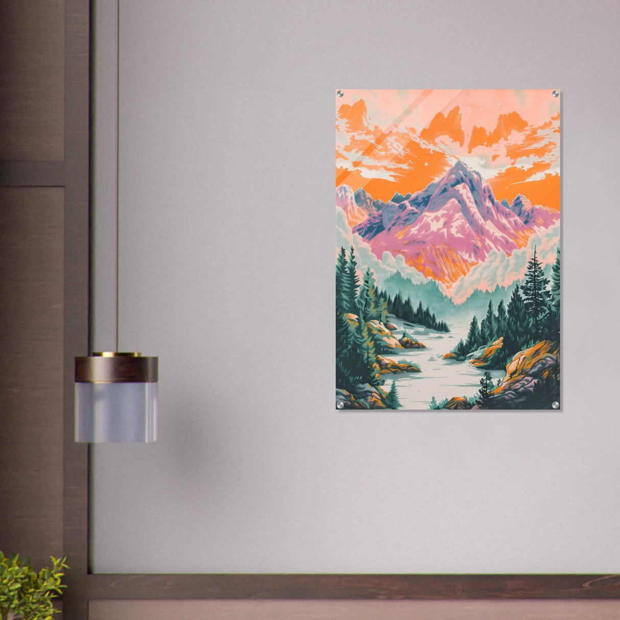 Da Vinci Modern Art - Acrylic Print - 70x100 cm / 28x40″ -