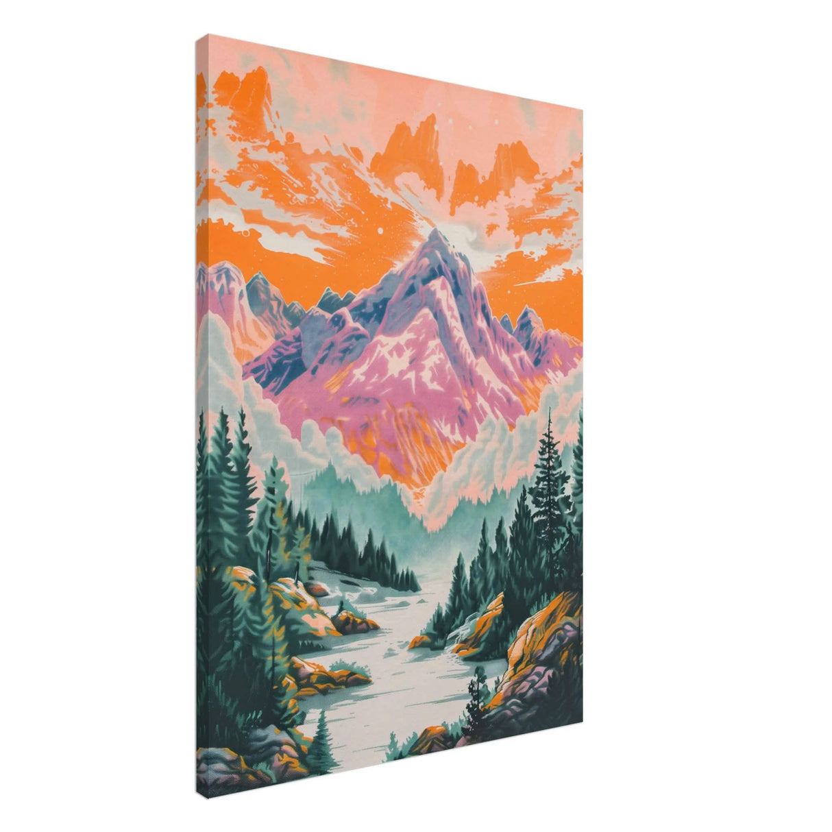 Da Vinci Modern Art - Canvas - 70x100 cm / 28x40″ - Thick