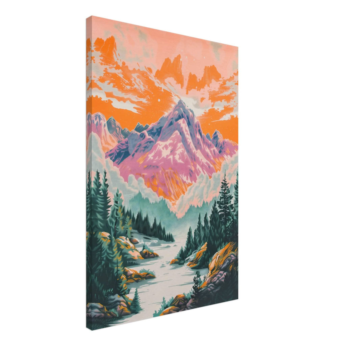 Da Vinci Modern Art - Canvas - 50x75 cm / 20x30″ - Slim