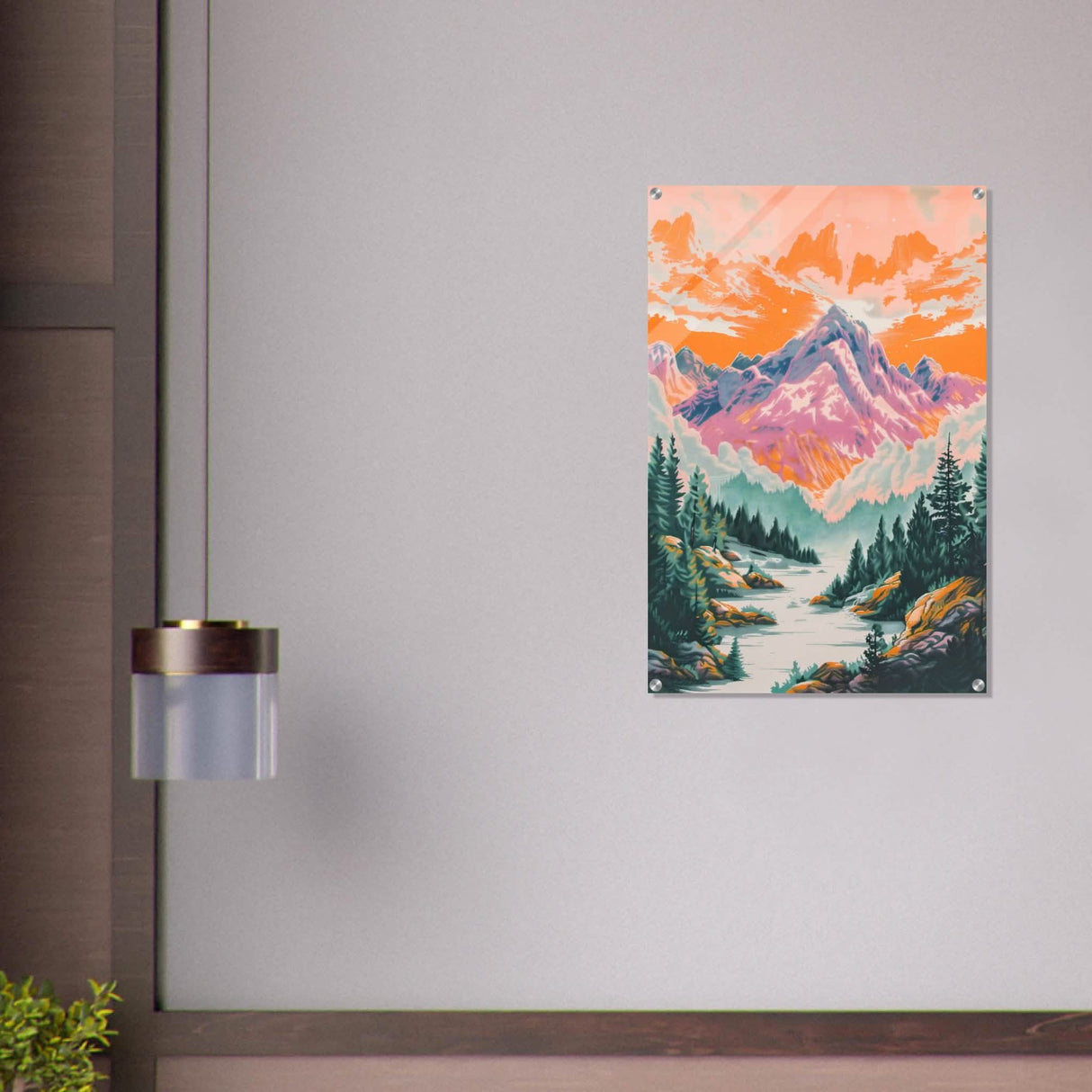 Da Vinci Modern Art - Acrylic Print - 60x90 cm / 24x36″ -