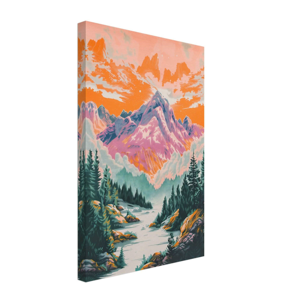 Da Vinci Modern Art - Canvas - 30x45 cm / 12x18″ - Slim