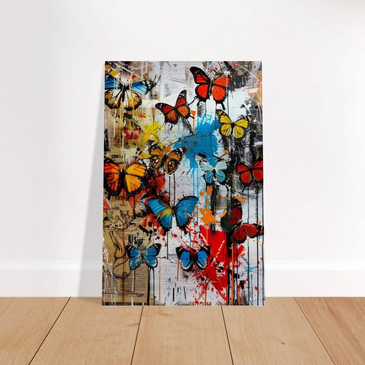 Da Vinci Modern Art - Brushed Aluminum Print - 40x60 cm / 16x24″ -