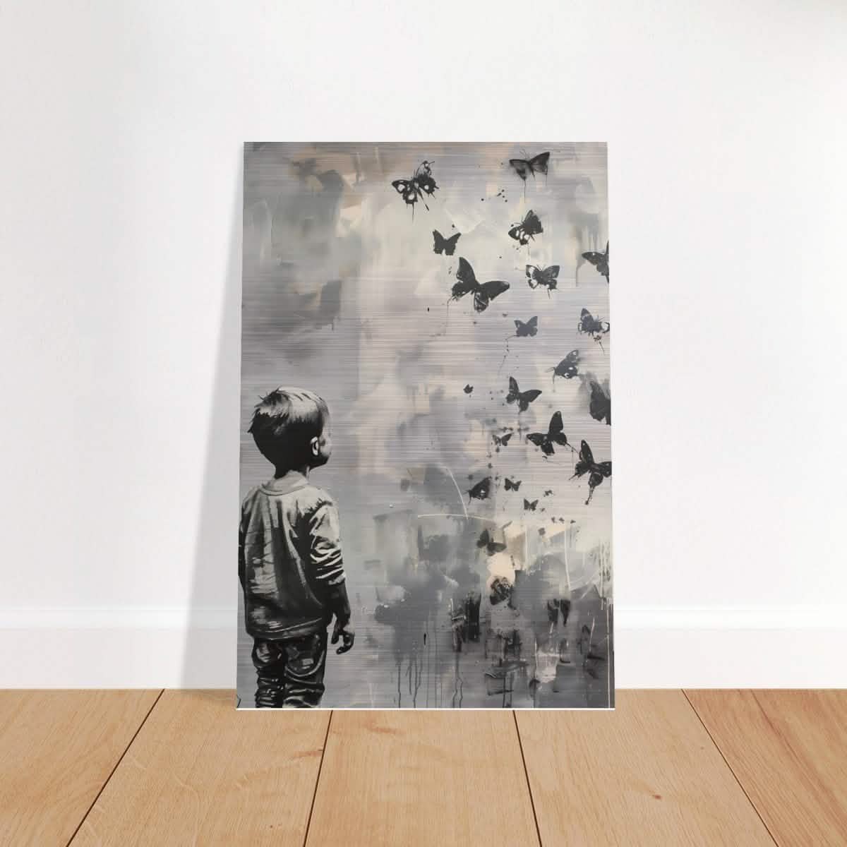 Da Vinci Modern Art - Brushed Aluminum Print - 40x60 cm / 16x24″ -