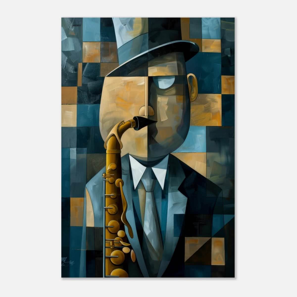 Da Vinci Modern Cubism Wall art - Aluminum Print - 40x60 cm / 16x24″ -