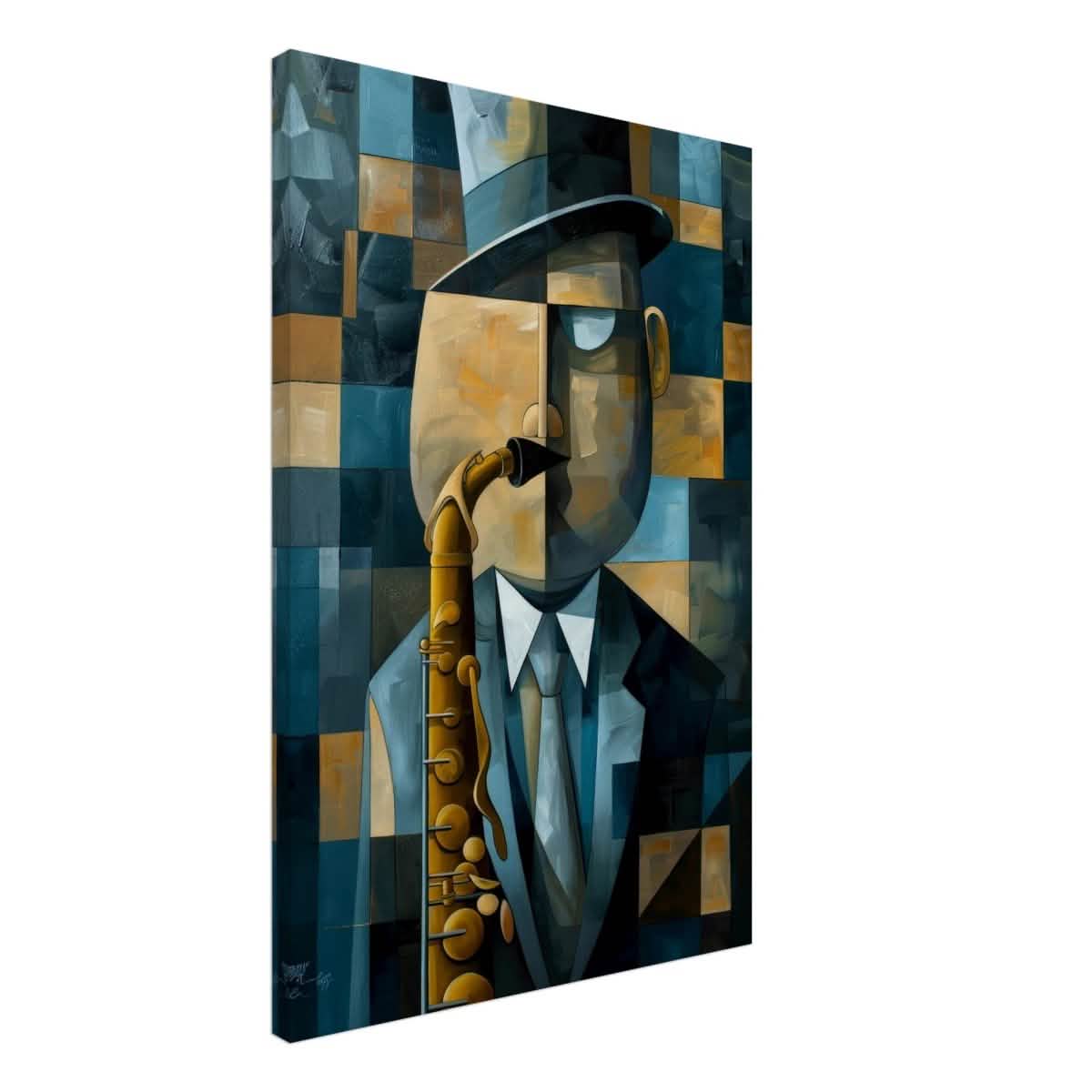 Da Vinci Modern Cubism Wall art - Canvas - 50x75 cm / 20x30″ - Slim