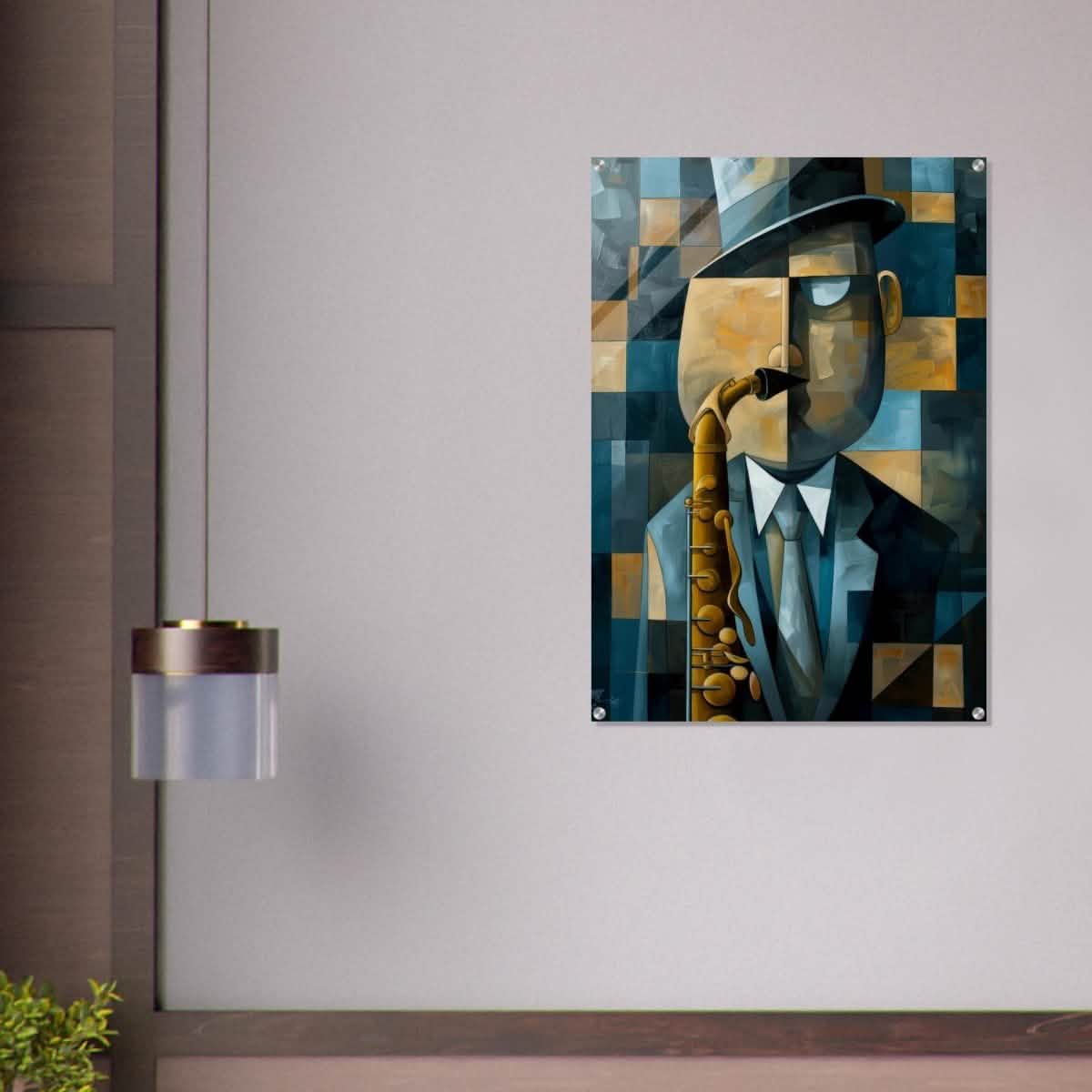 Da Vinci Modern Cubism Wall art - Acrylic Print - 70x100 cm / 28x40″ -