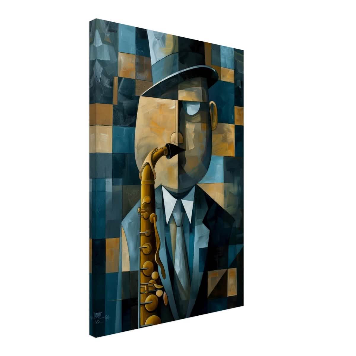 Da Vinci Modern Cubism Wall art - Canvas - 50x75 cm / 20x30″ - Thick