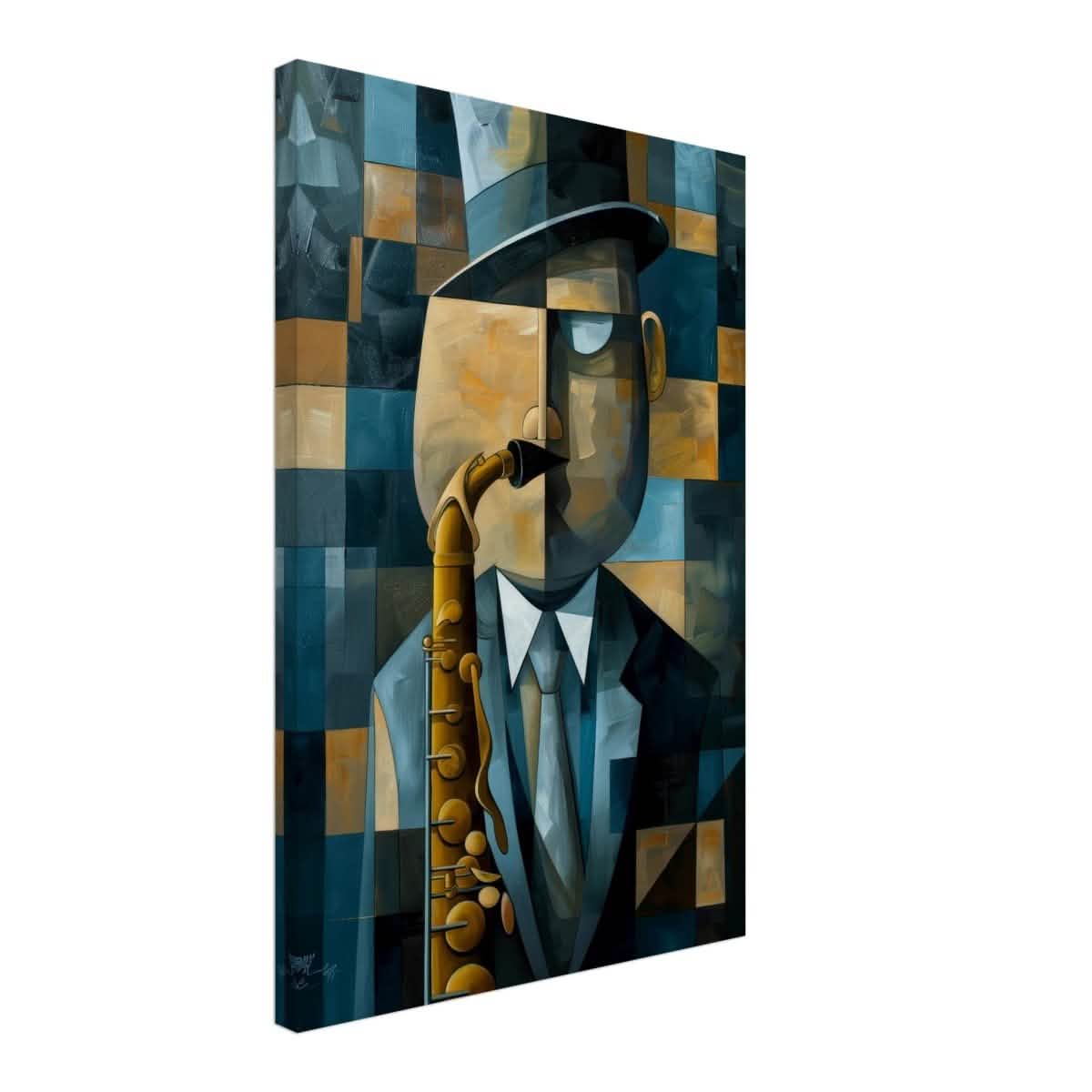 Da Vinci Modern Cubism Wall art - Canvas - 40x60 cm / 16x24″ - Slim