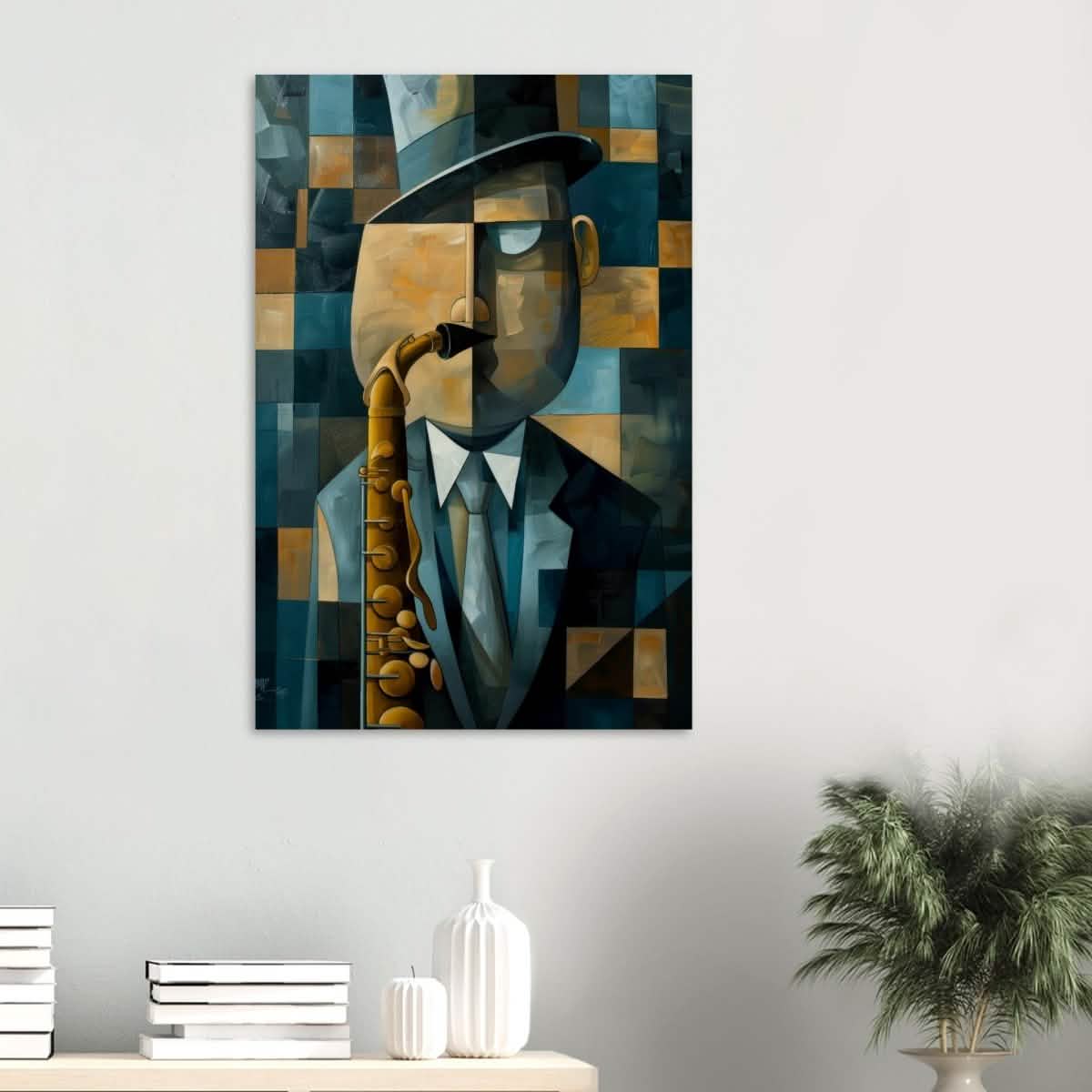 Da Vinci Modern Cubism Wall art - Wood Prints - 60x90 cm / 24x36″ - 10 mm