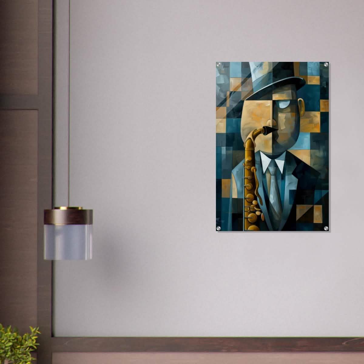 Da Vinci Modern Cubism Wall art - Acrylic Print - 60x90 cm / 24x36″ -