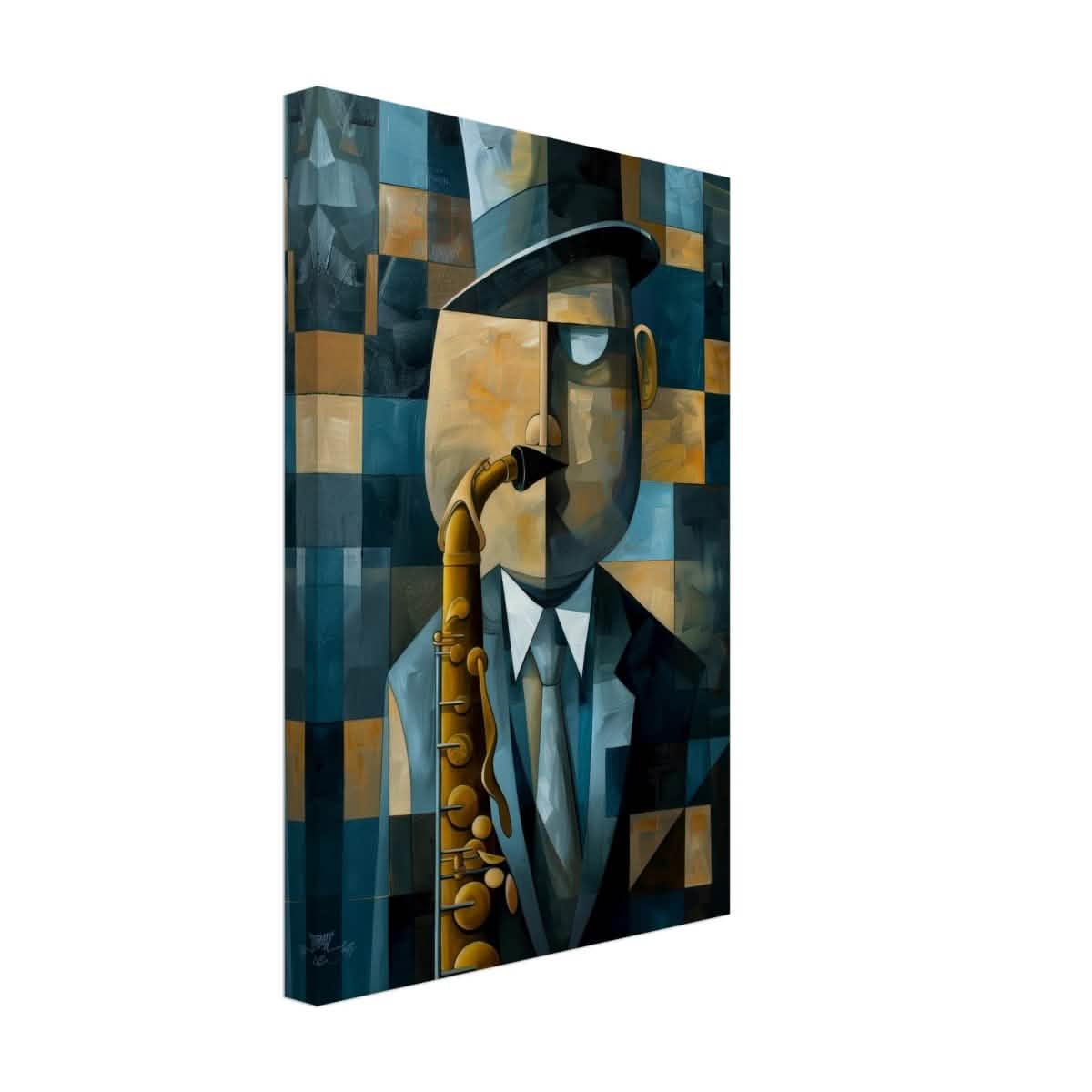 Da Vinci Modern Cubism Wall art - Canvas - 30x45 cm / 12x18″ - Thick