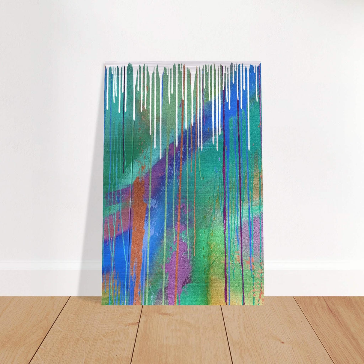 Da Vinci Modern Minimalist Art - Brushed Aluminum Print - 30x45 cm / 12x18″ -