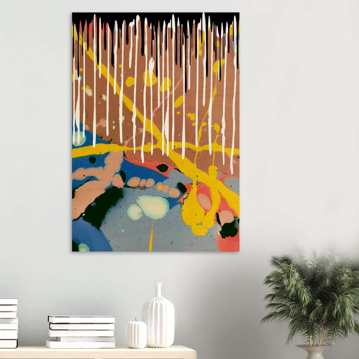 Da Vinci Modern Minimalist Art - Wood Prints - 70x100 cm / 28x40″ - 20 mm