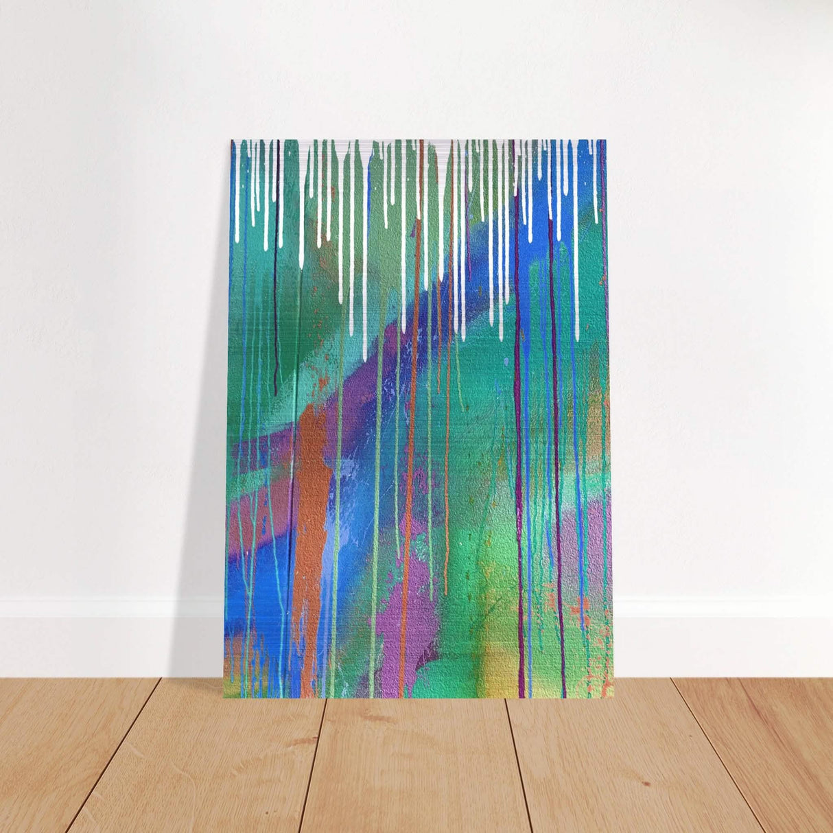 Da Vinci Modern Minimalist Art - Brushed Aluminum Print - 70x100 cm / 28x40″ -