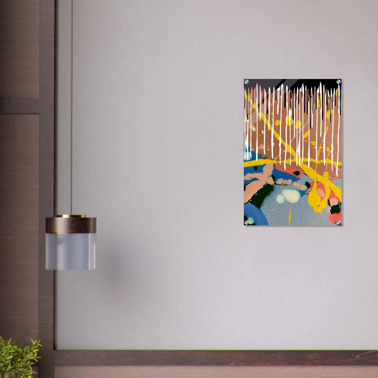 Da Vinci Modern Minimalist Art - Acrylic Print - 50x75 cm / 20x30″ -