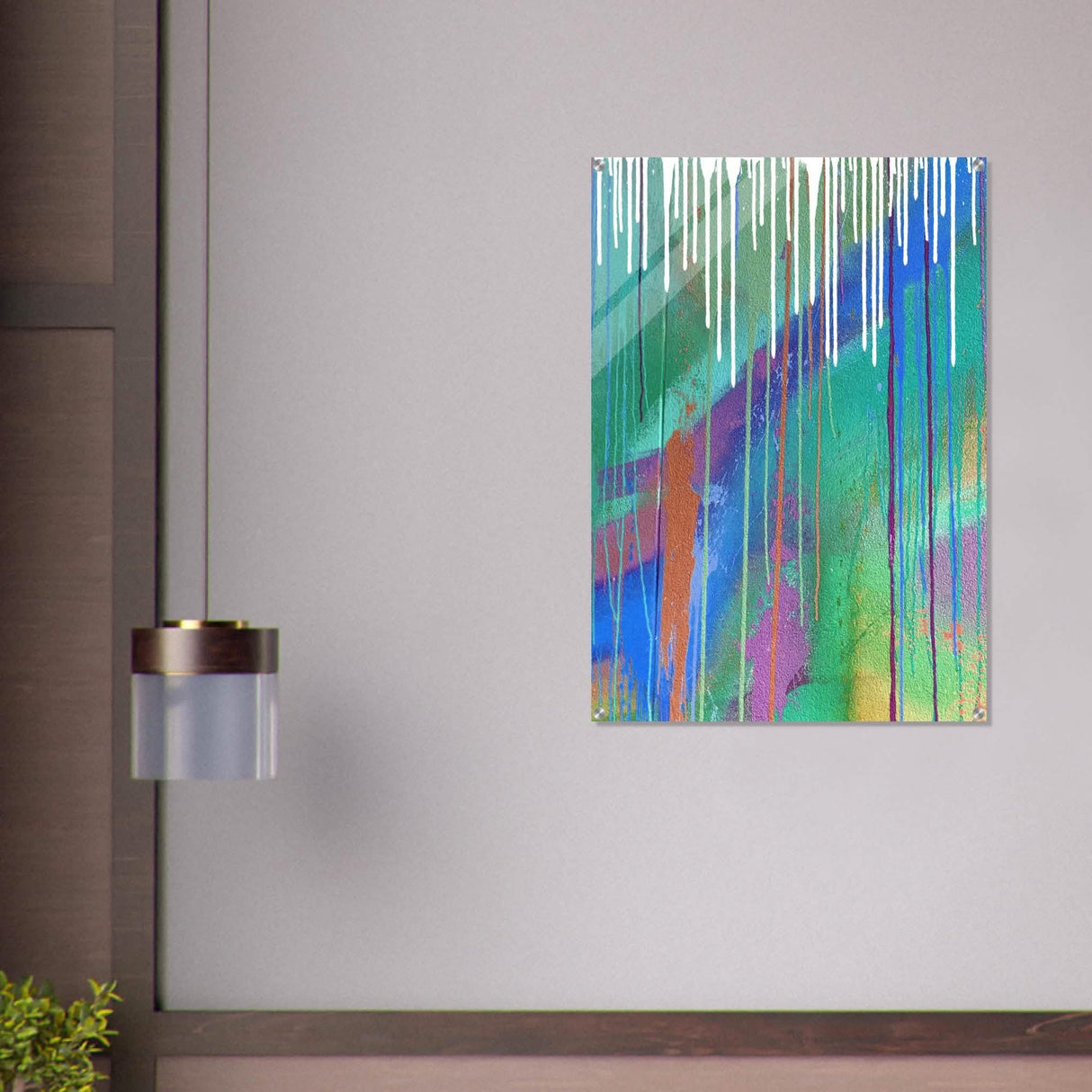 Da Vinci Modern Minimalist Art - Acrylic Print - 70x100 cm / 28x40″ -