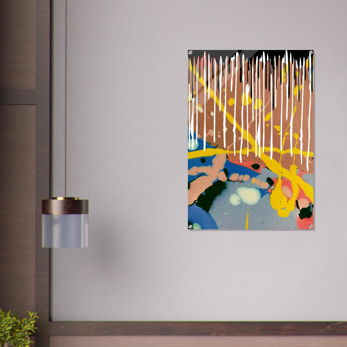 Da Vinci Modern Minimalist Art - Acrylic Print - 70x100 cm / 28x40″ -