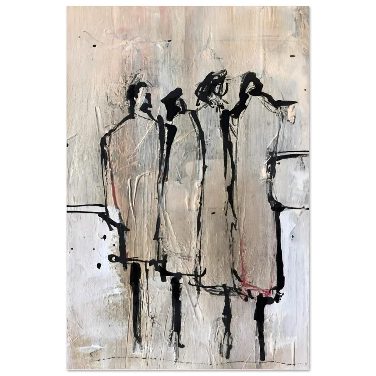 Da Vinci Modern Minimalist Art - Aluminum Print - 60x90 cm / 24x36″ -