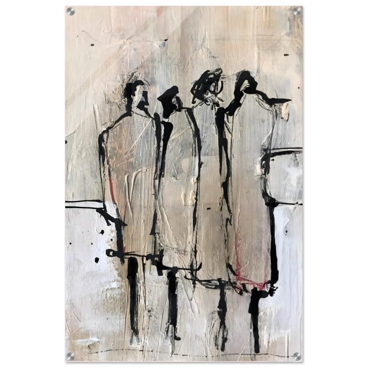 Da Vinci Modern Minimalist Art - Acrylic Print - 60x90 cm / 24x36″ -