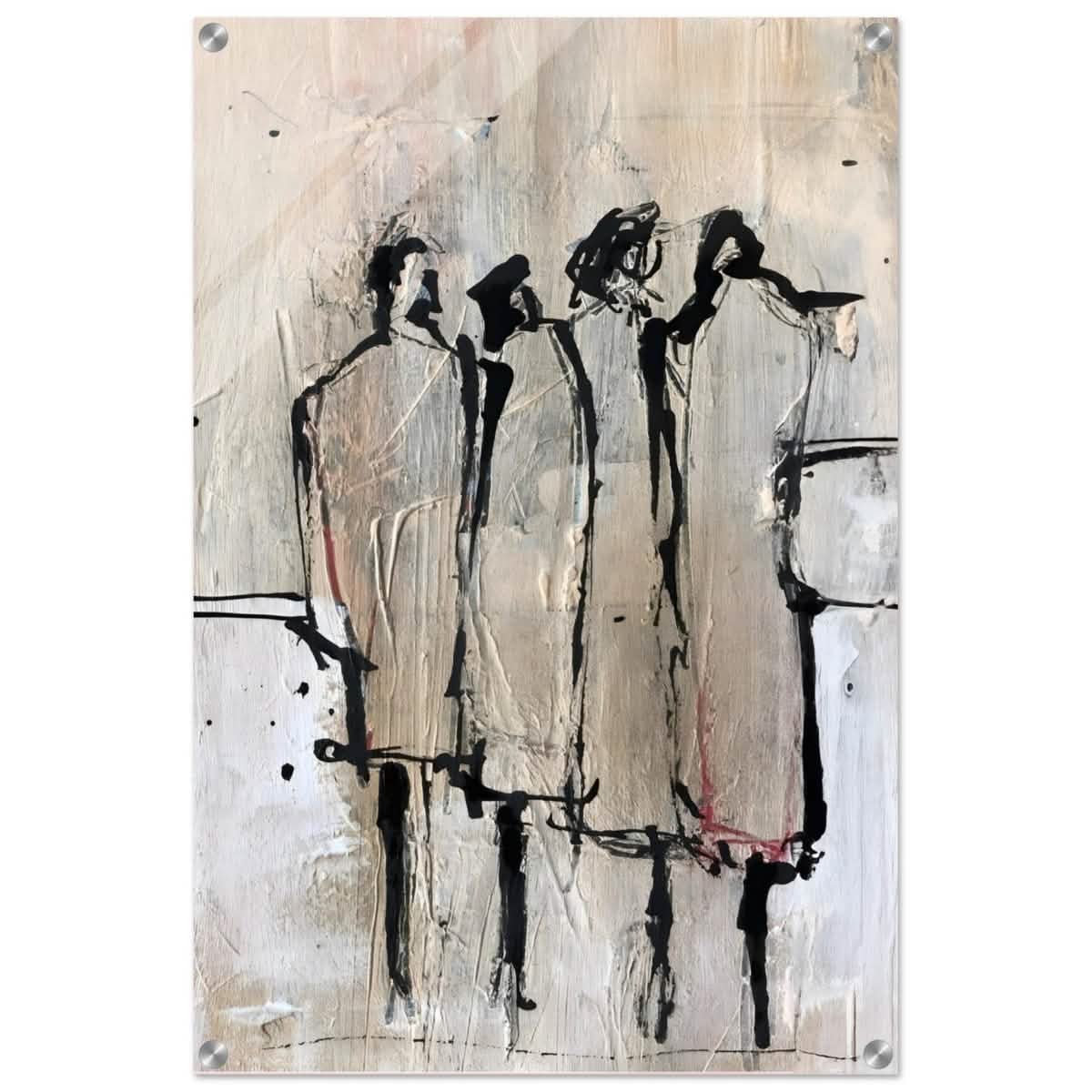 Da Vinci Modern Minimalist Art - Acrylic Print - 50x75 cm / 20x30″ -