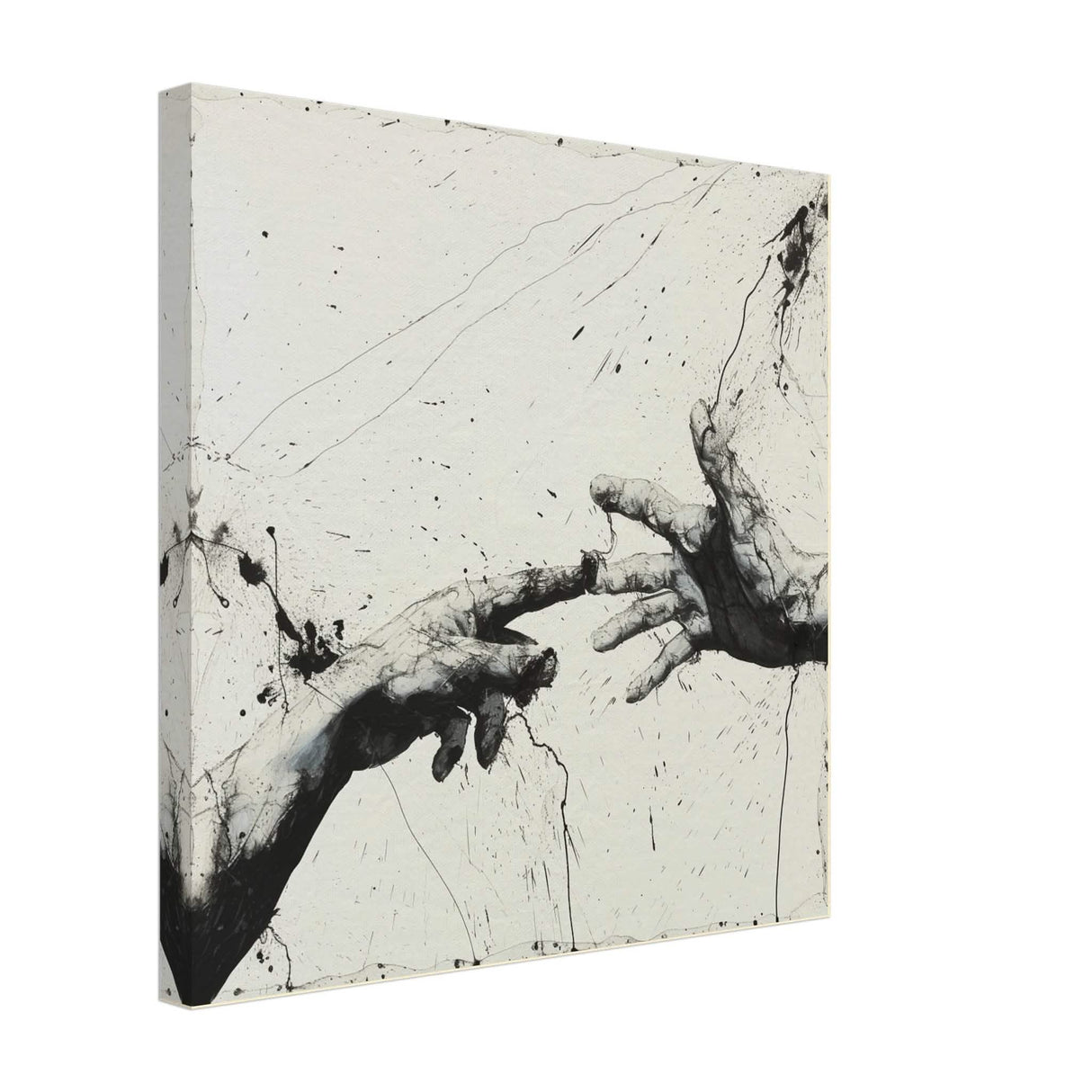 Da Vinci Modern Minimalist Art - Canvas - 40x40 cm / 16x16″ - Slim