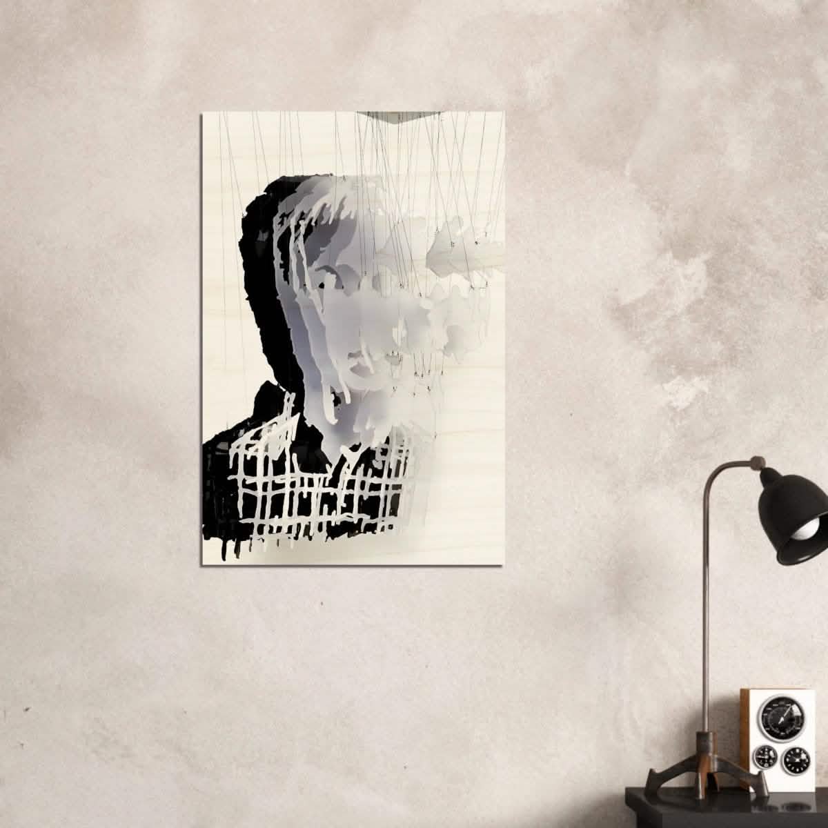 Da Vinci Modern Minimalist Wall Art - Wood Prints - 60x90 cm / 24x36″ - 20 mm