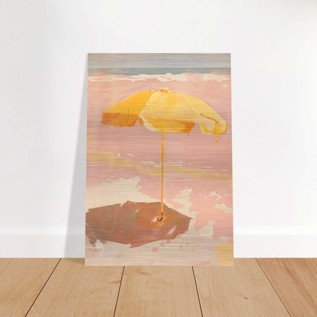 Da Vinci Modern Minimalist Wall Art - Brushed Aluminum Print - 70x100 cm / 28x40″ -