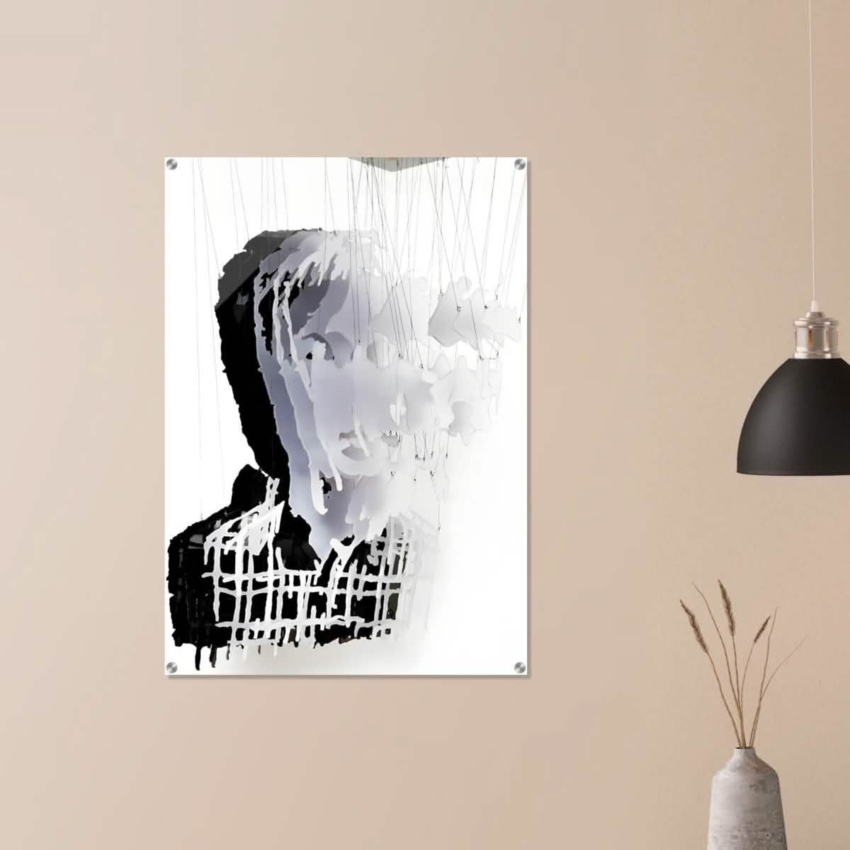 Da Vinci Modern Minimalist Wall Art - Acrylic Print - 70x100 cm / 28x40″ -