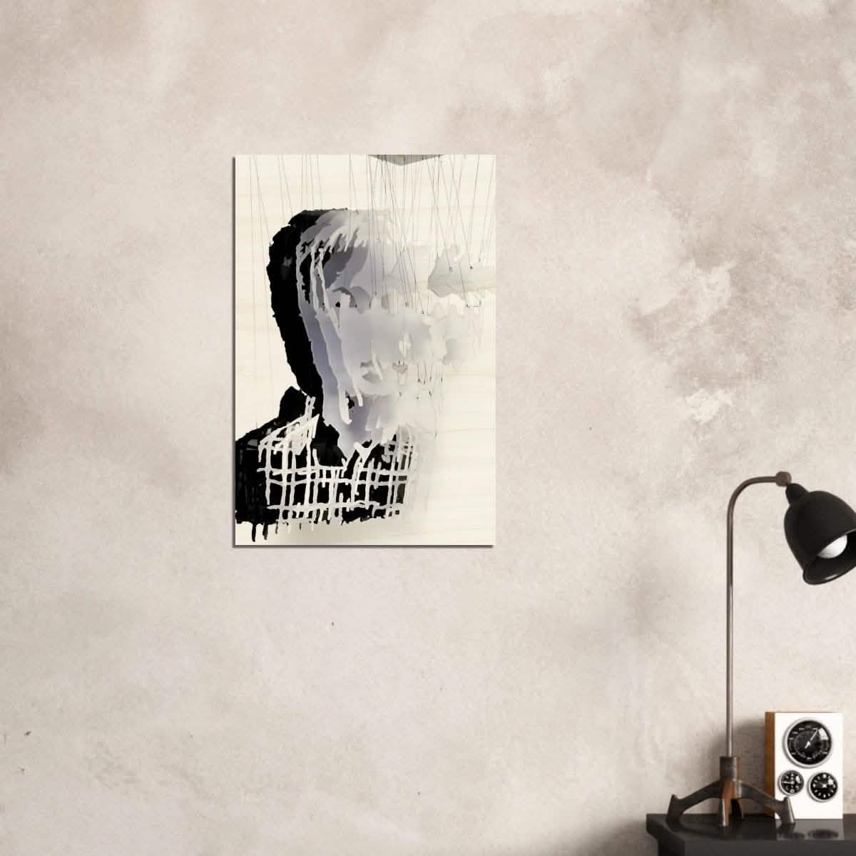 Da Vinci Modern Minimalist Wall Art - Wood Prints - 50x75 cm / 20x30″ - 20 mm