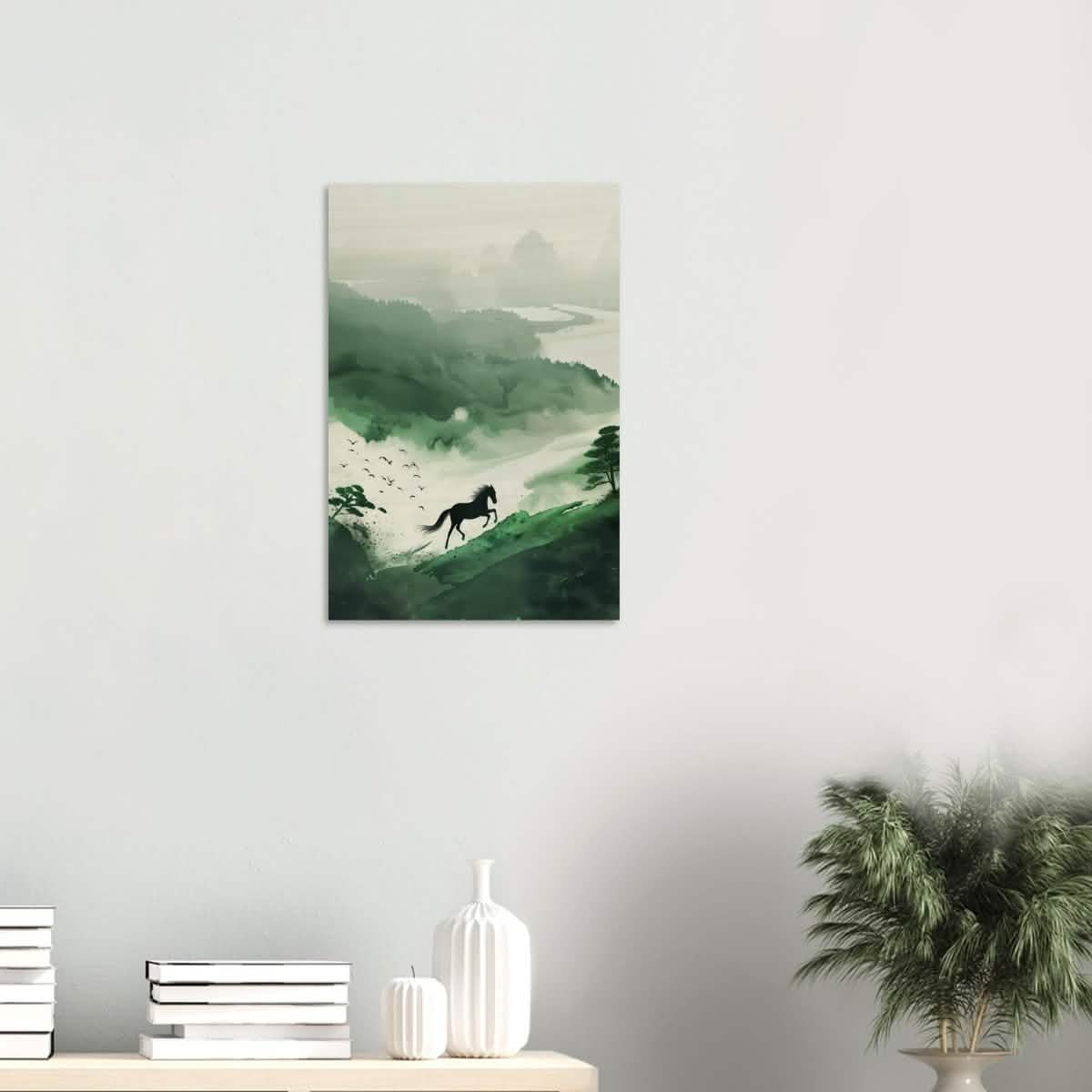 Da Vinci Modern Minimalist Wall Art - Wood Prints - 40x60 cm / 16x24″ - 10 mm