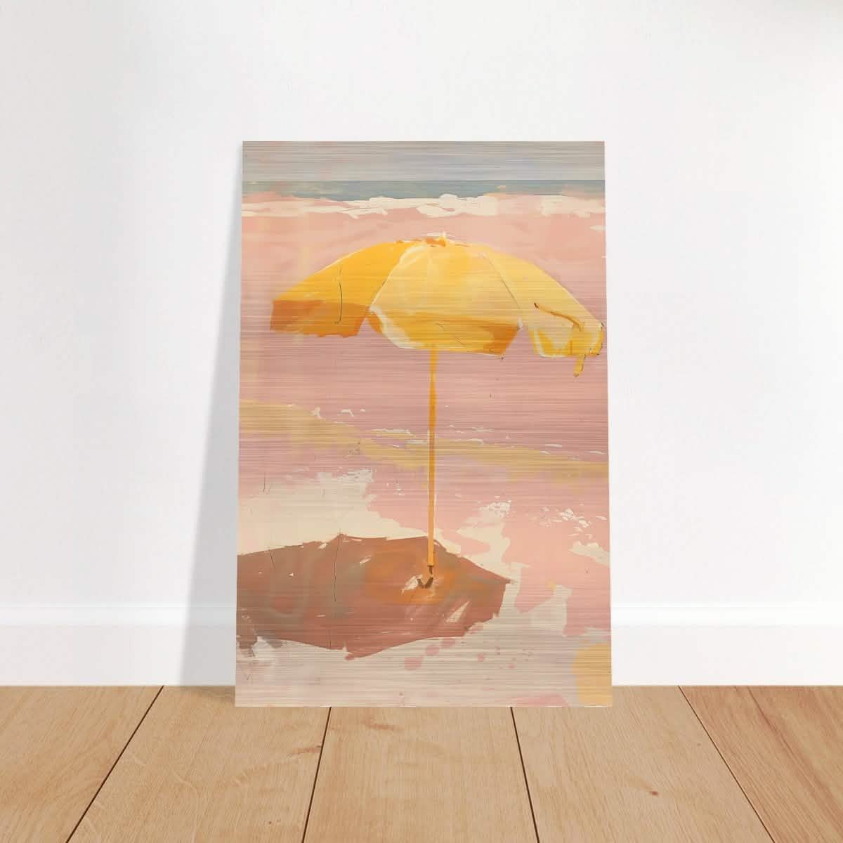 Da Vinci Modern Minimalist Wall Art - Brushed Aluminum Print - 50x75 cm / 20x30″ -