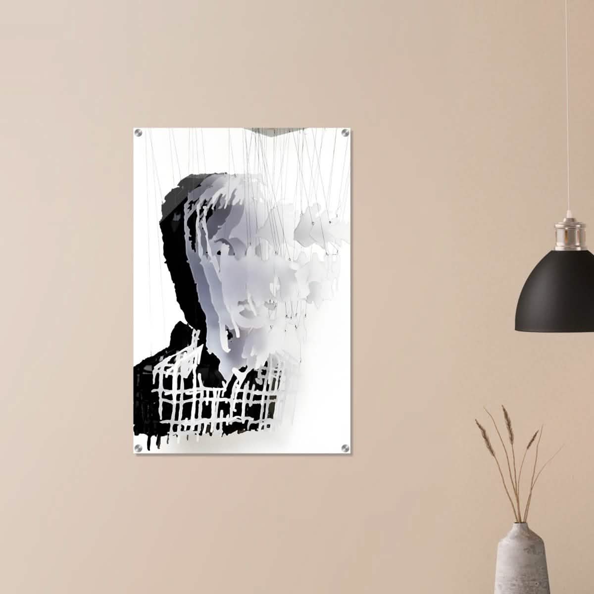 Da Vinci Modern Minimalist Wall Art - Acrylic Print - 60x90 cm / 24x36″ -