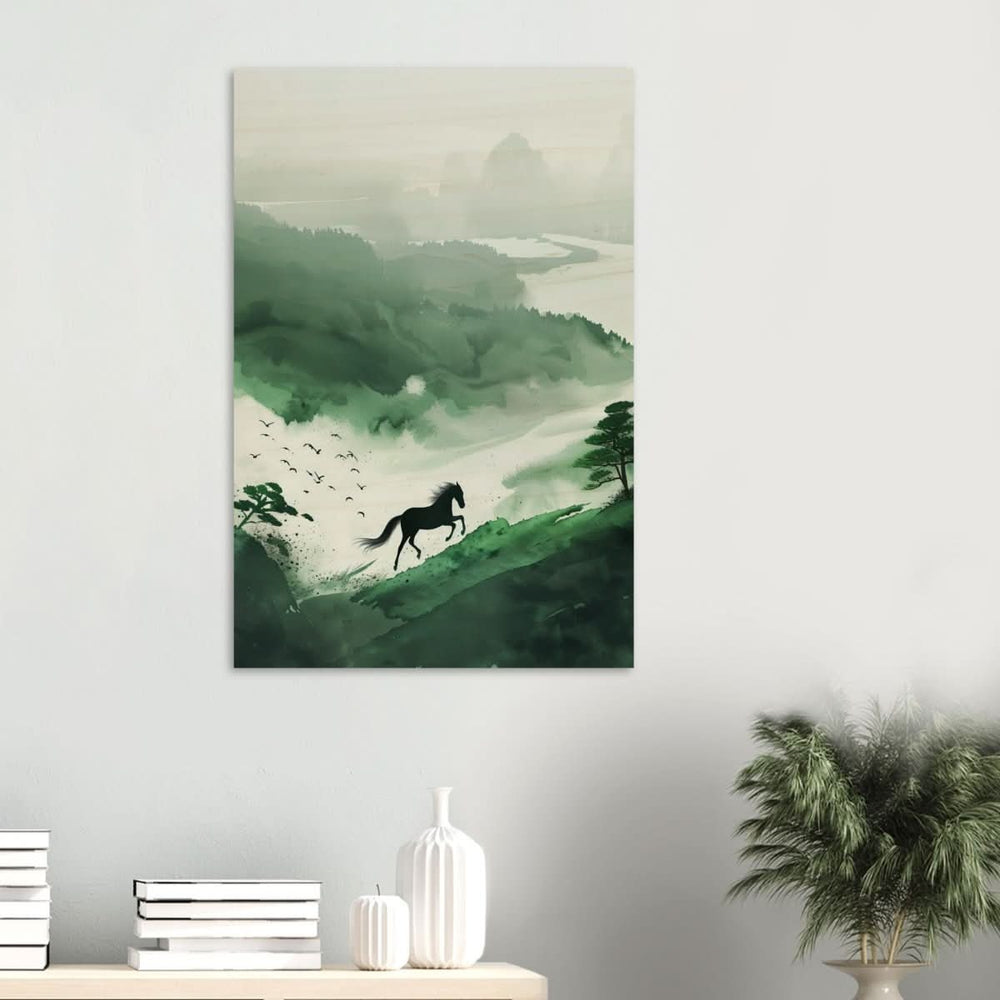 Da Vinci Modern Minimalist Wall Art - Wood Prints - 60x90 cm / 24x36″ - 10 mm