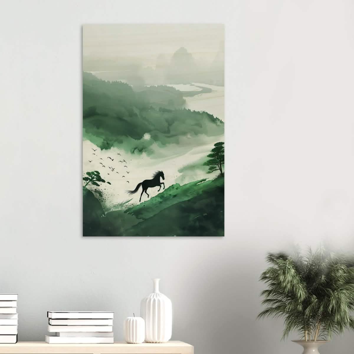 Da Vinci Modern Minimalist Wall Art - Wood Prints - 60x90 cm / 24x36″ - 10 mm