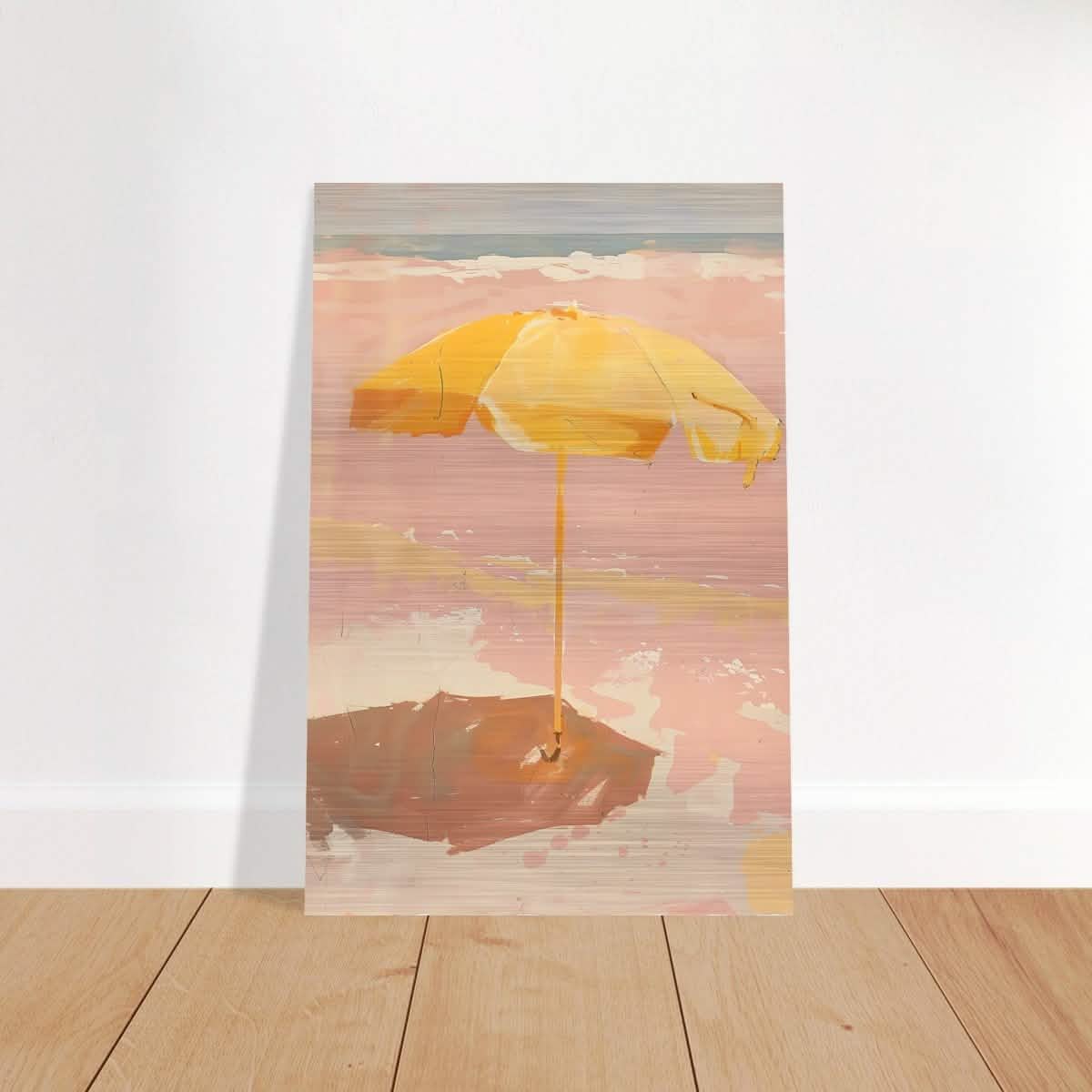 Da Vinci Modern Minimalist Wall Art - Brushed Aluminum Print - 30x45 cm / 12x18″ -